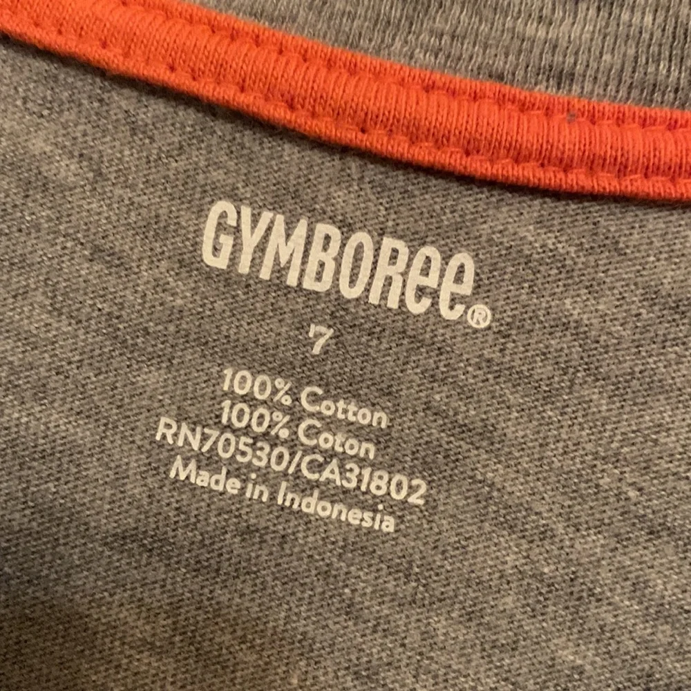 RARE Gymboree 2015 (?) fall size 7 football quarterback puffy graphic tee shirt